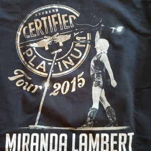 Miranda Lambert 2015 Tour tshirt.L